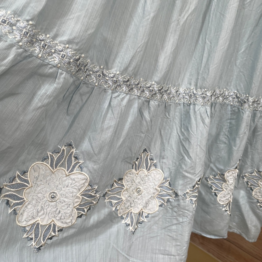 ETHNC‎ EMBROIDERED MAXI DRESS IN BABY BLUE - Picture 6 of 9